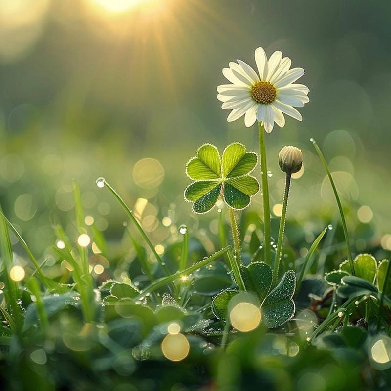 Chiêm ngưỡng hình ảnh cỏ 4 lá