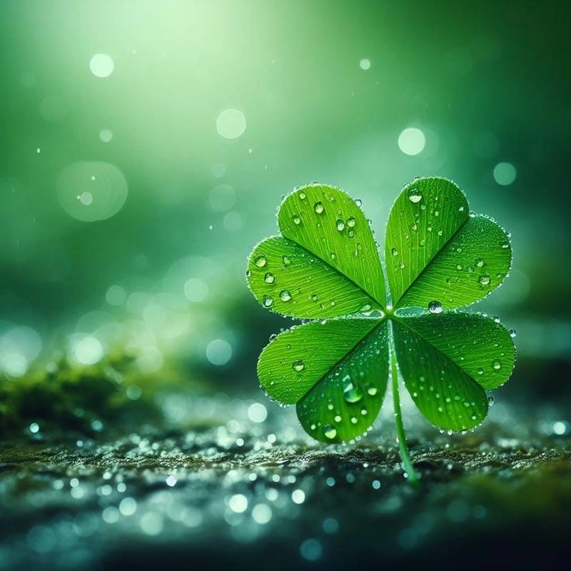 Tìm kiếm ảnh cỏ 4 lá may mắn