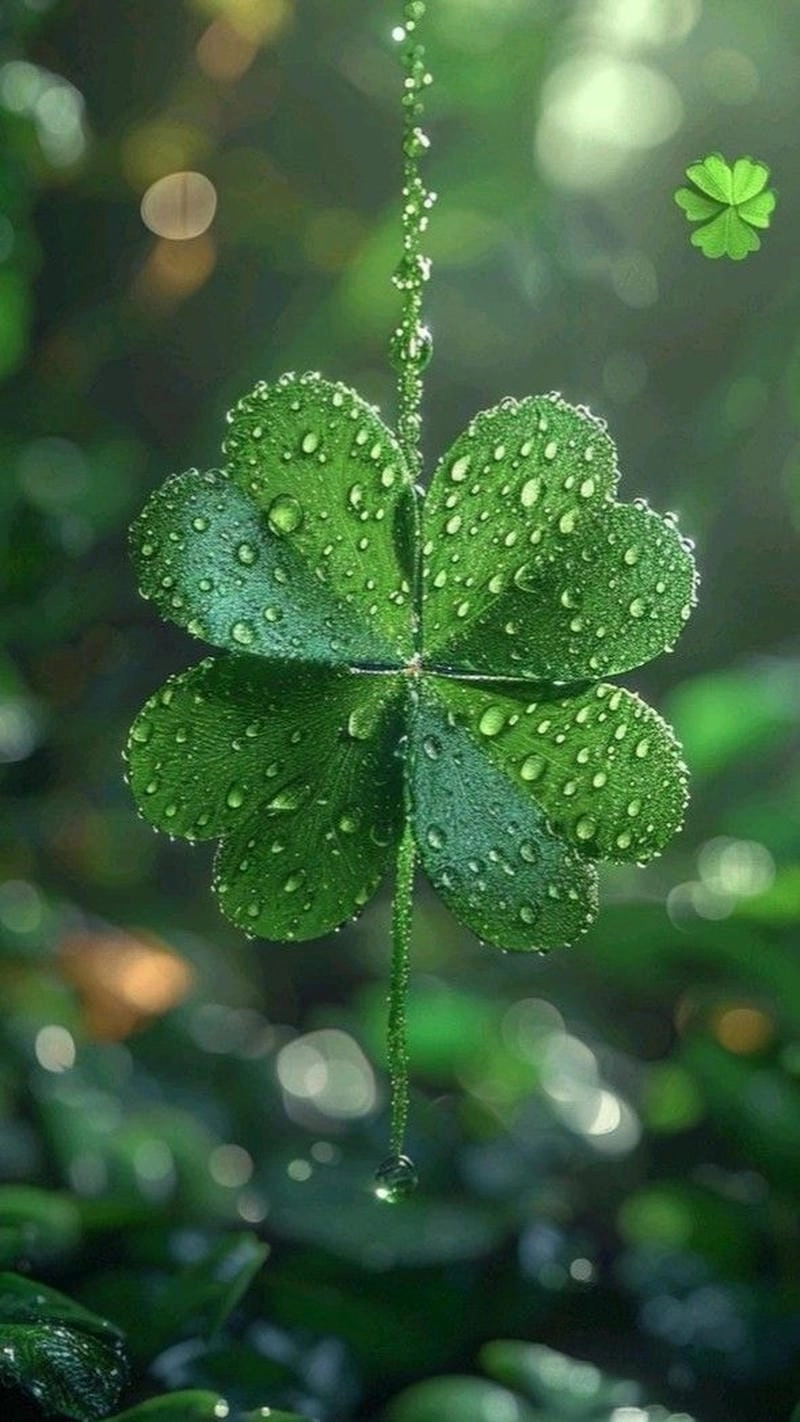 Gợi ý ảnh cỏ bốn lá