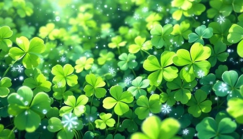 Bộ sưu tập ảnh nền cỏ 4 lá