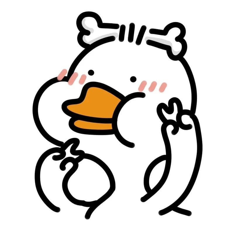 Cùng ngắm hình nền con vịt trắng cute