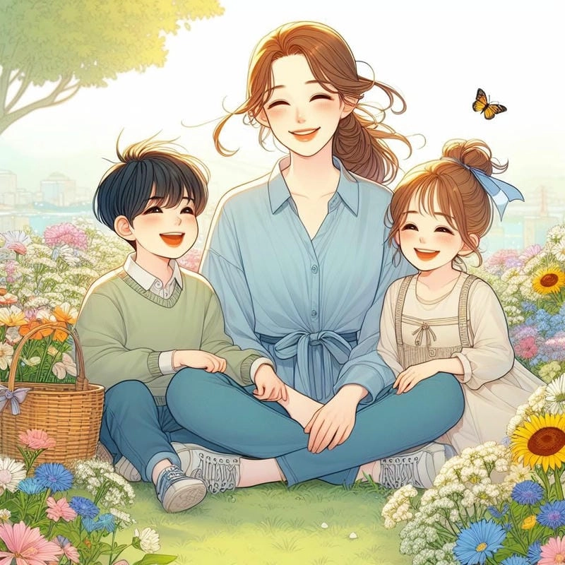 Gợi ý ảnh gia đình hoạt hình