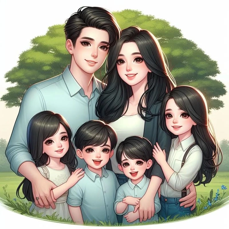 Tổng hợp hình ảnh gia đình cute