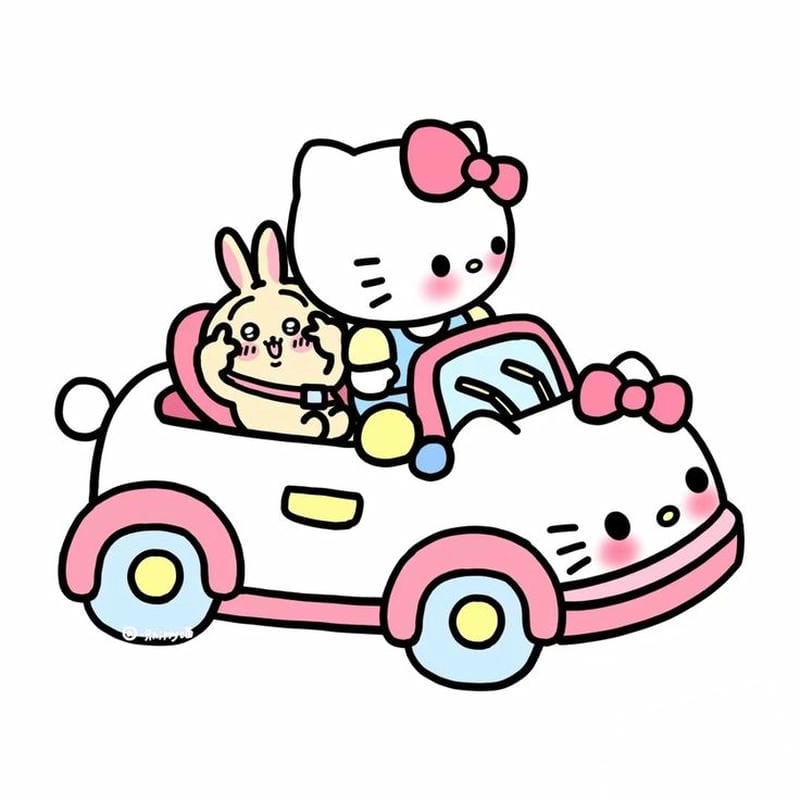 Những hình ảnh hello kitty cute vô tri