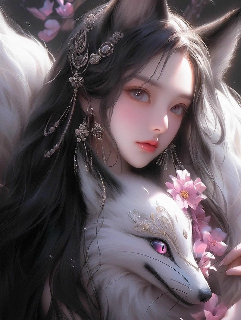 Gợi ý hình nên hồ ly 9 đuôi