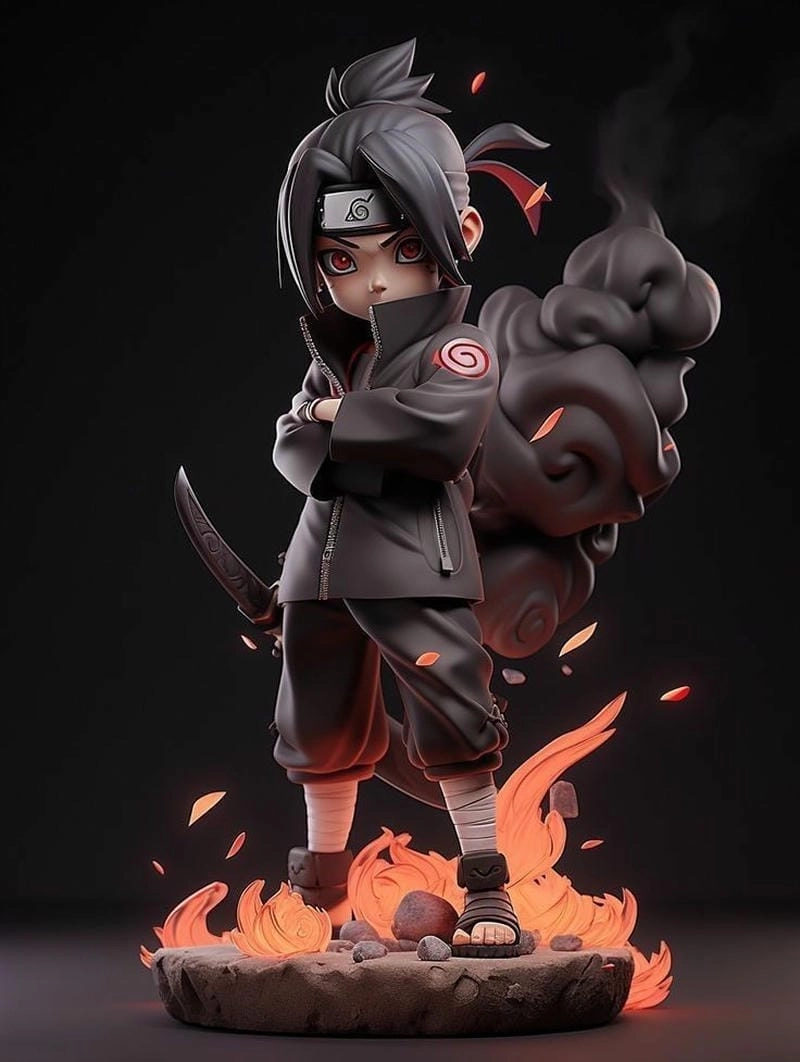 Đắm mình trong ảnh itachi 3d