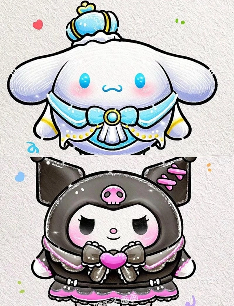 Đắm mình trong hình ảnh kuromi cute dễ vẽ