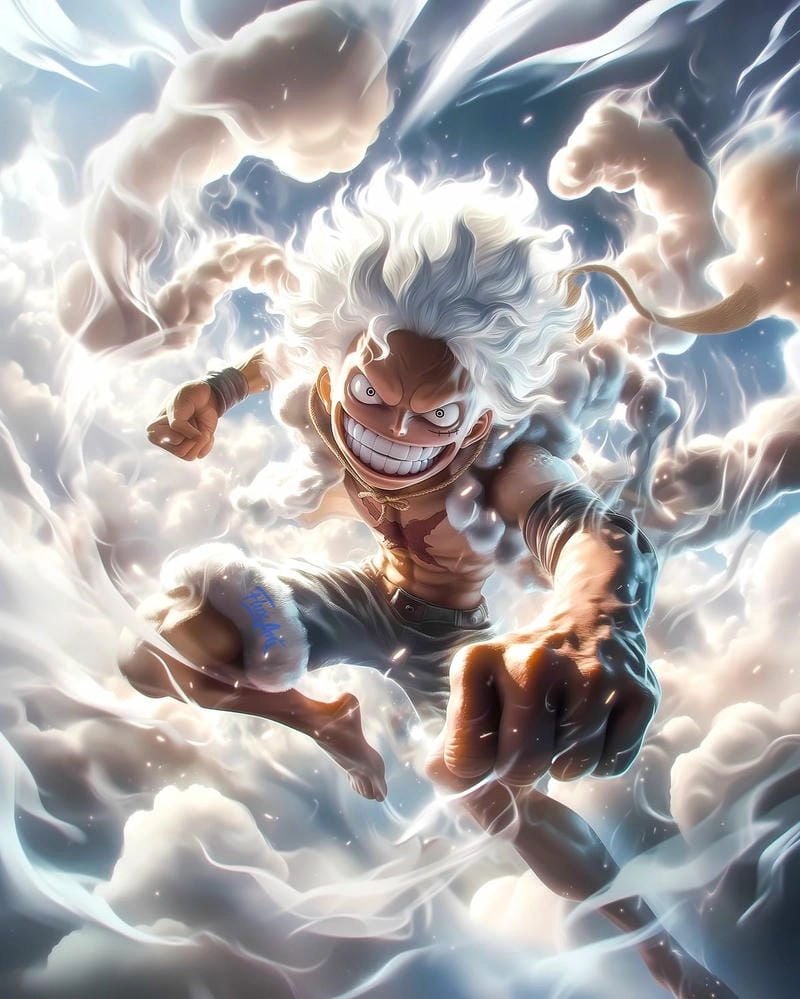 Cùng nhau tìm ảnh luffy gear 5 ngầu nhất