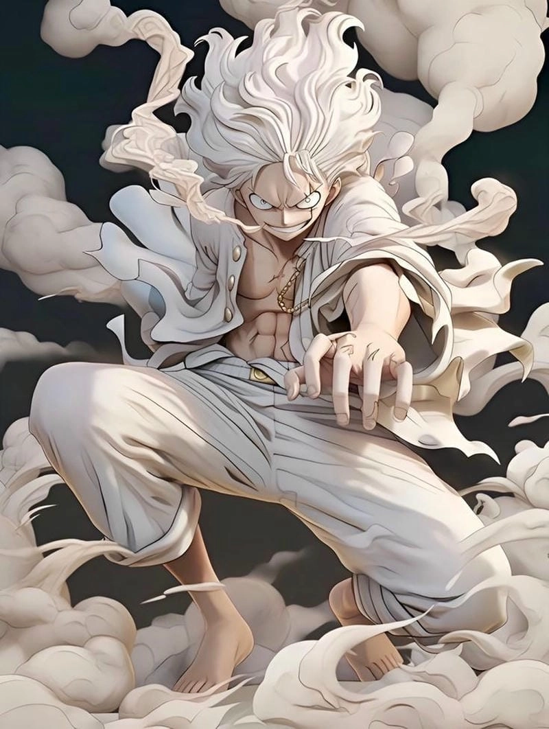 Sưu tầm ảnh luffy gear 5