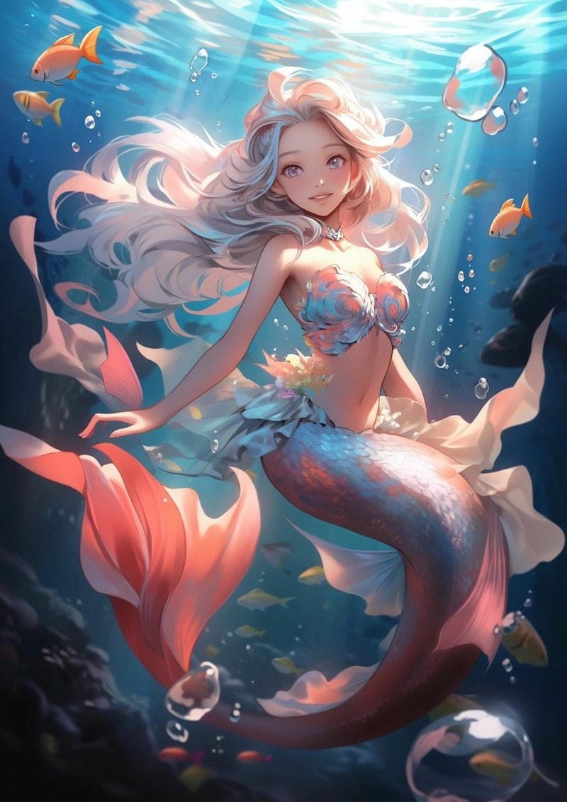 Sưu tầm hình ảnh nàng tiên cá anime