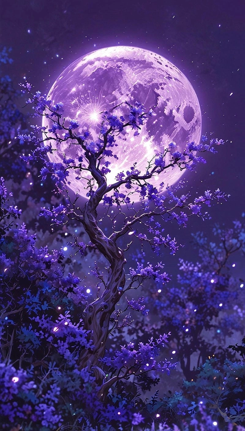 Săn hình màu tím đẹp