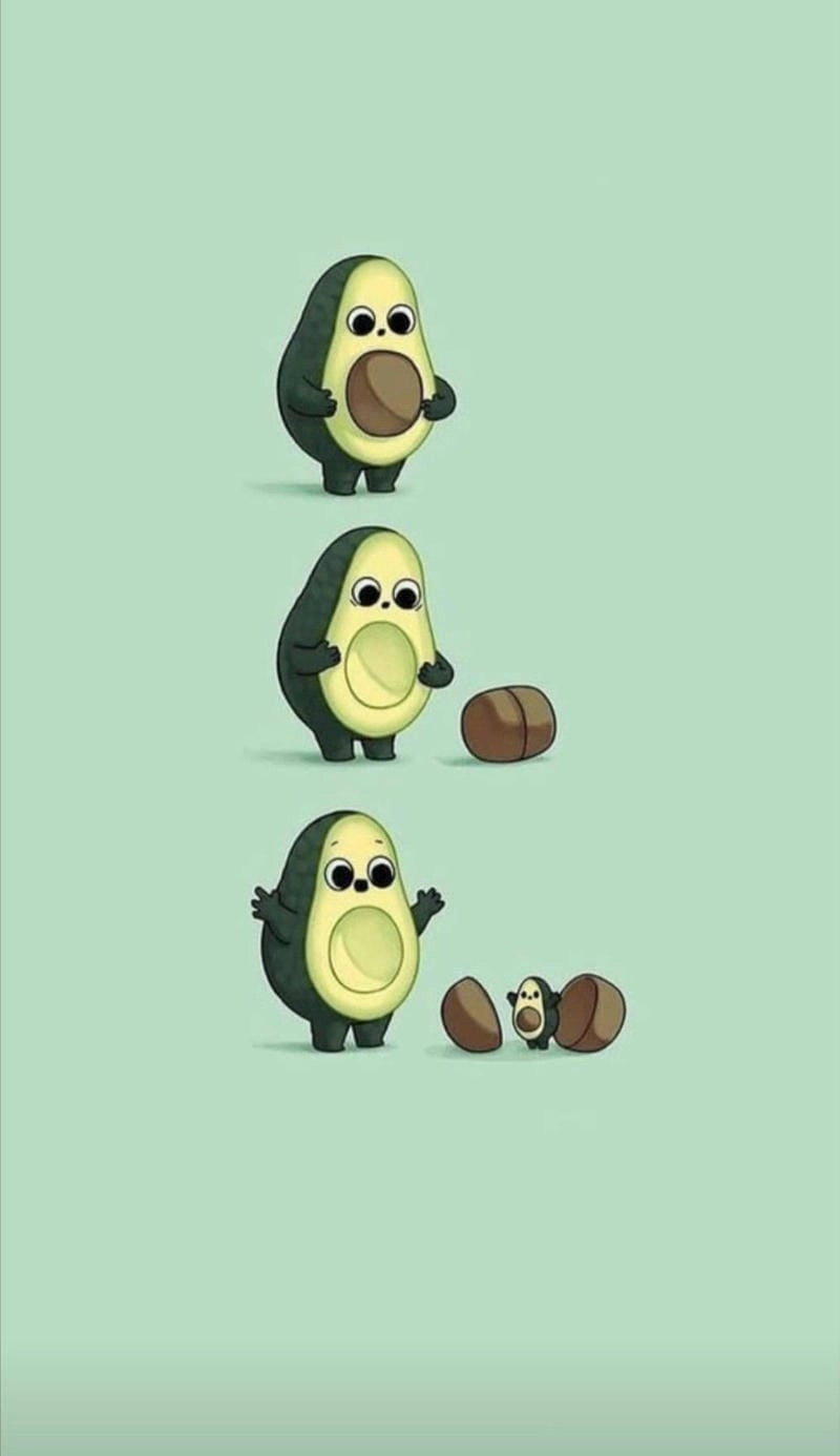 Đắm mình trong ảnh trái bơ dễ thương