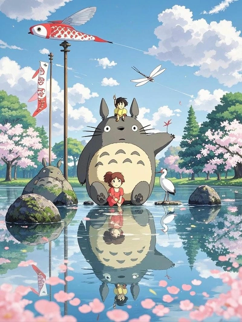Tổng hợp ảnh nền totoro