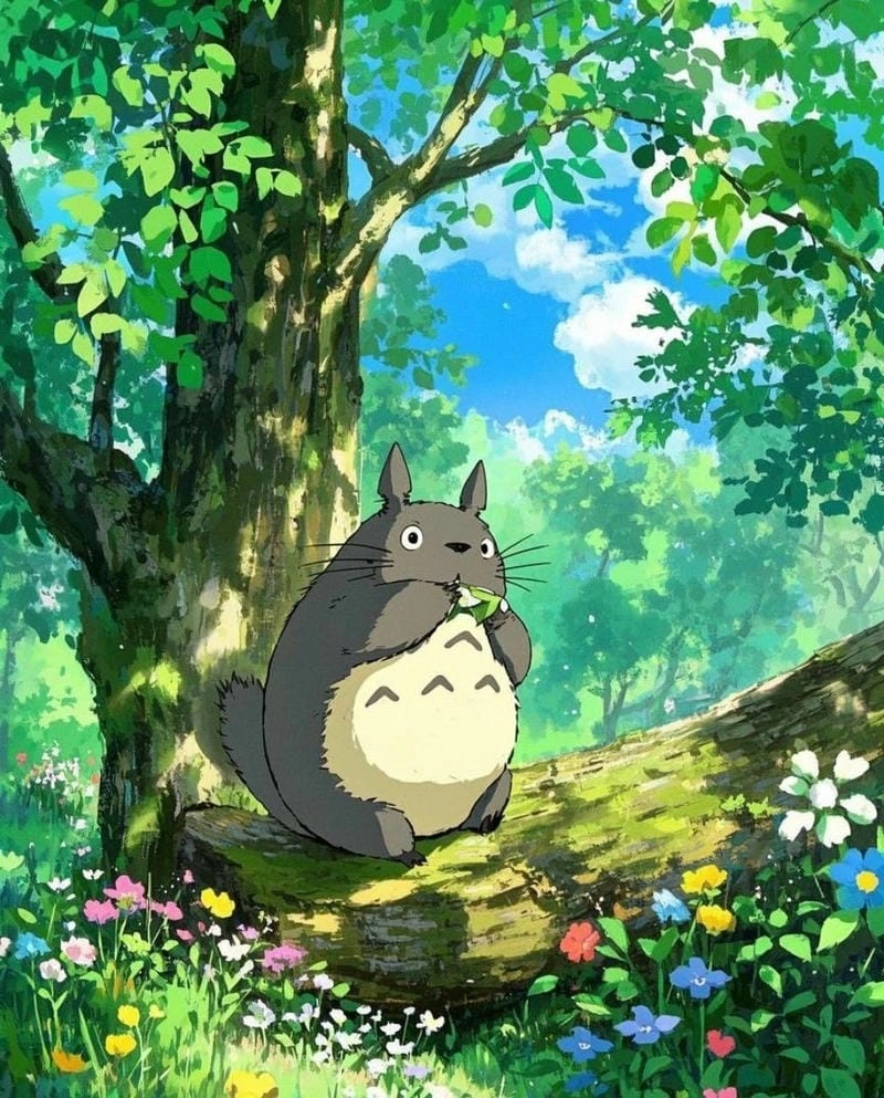 Cùng ngắm ảnh anime totoro