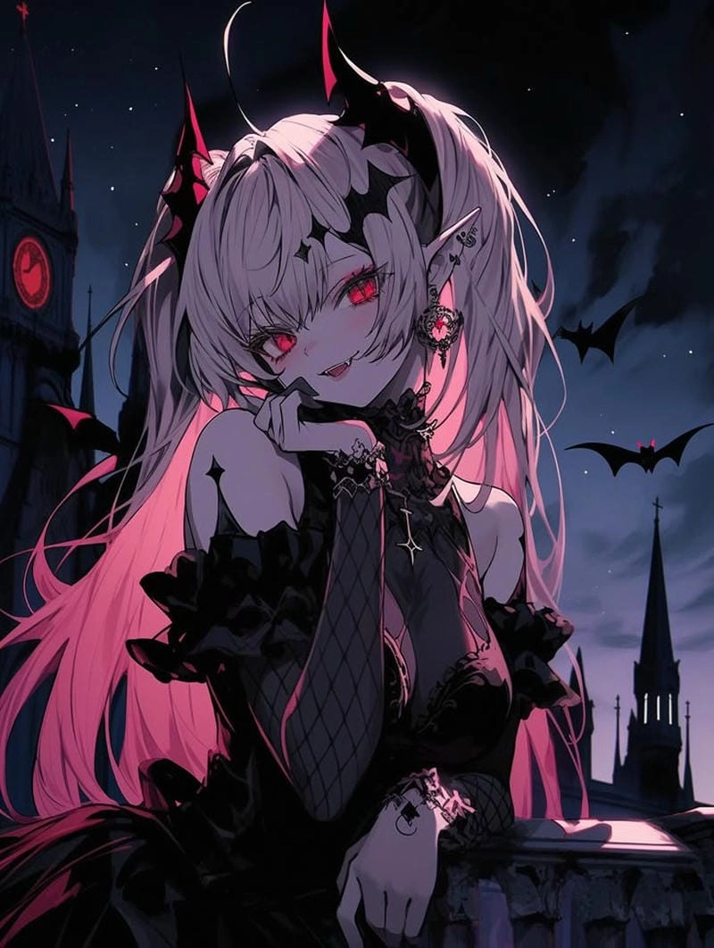 Bộ sưu tập hình ảnh anime thiên thần và ác quỷ nữ
