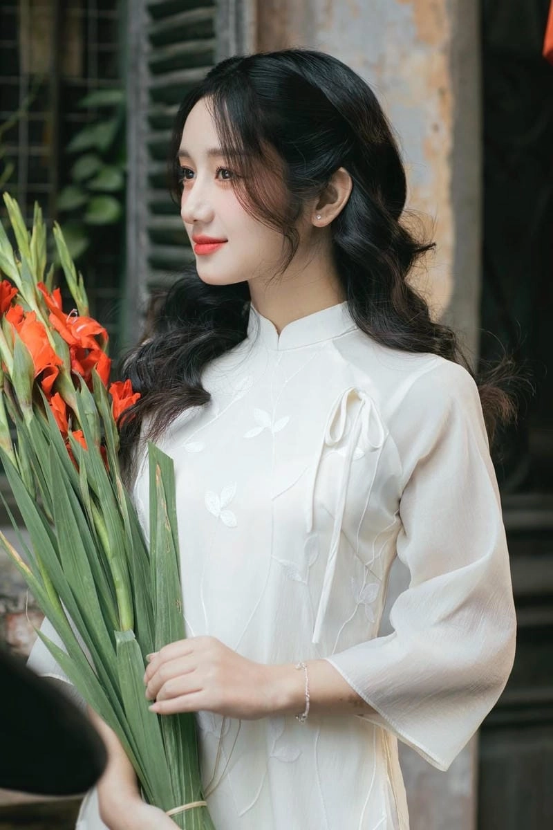 Sưu tầm áo dài trắng nữ sinh