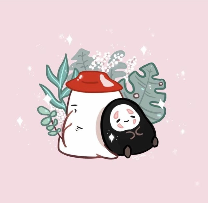 Những hình nền ma vô diện cute