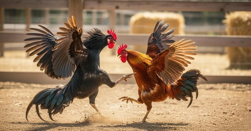 Quan sát lối đá và chiến thuật của gà