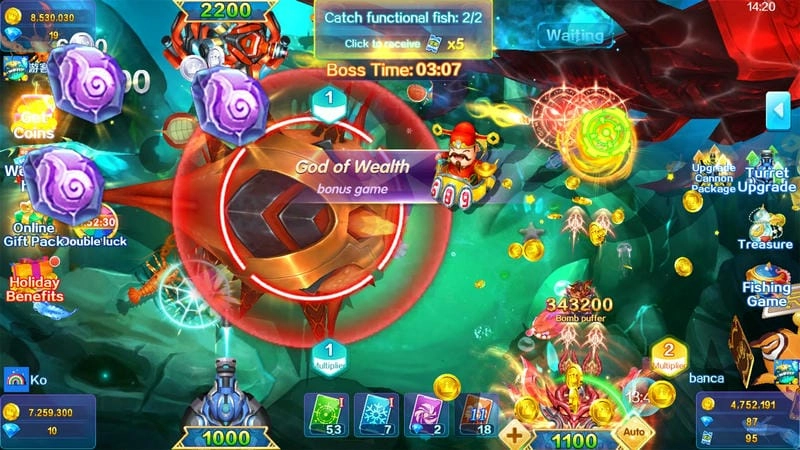  Sẵn sàng săn boss Bạch Tuộc Vàng trong Bắn cá Good88