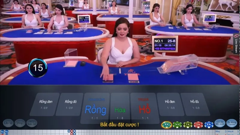  Bảng lịch sử cược giúp soi cầu Rồng Hổ tại Casino 8kbet