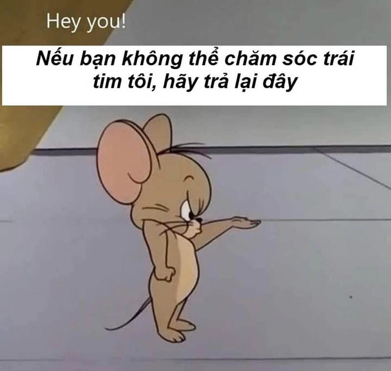 Đắm mình trong thế giới Jerry meme heart