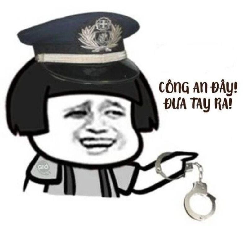 Tổng hợp hình ảnh meme công an vui nhộn