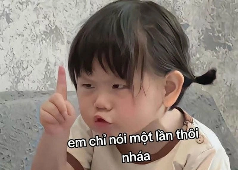 Đắm mình trong thế giới meme em bé giận