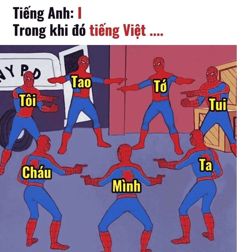 Đắm mình trong thế giới 3 Spider Man meme