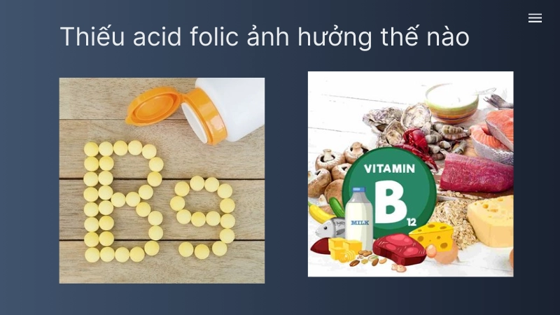 Những hệ quả nghiêm trọng khi cơ thể thiếu hụt vitamin B9