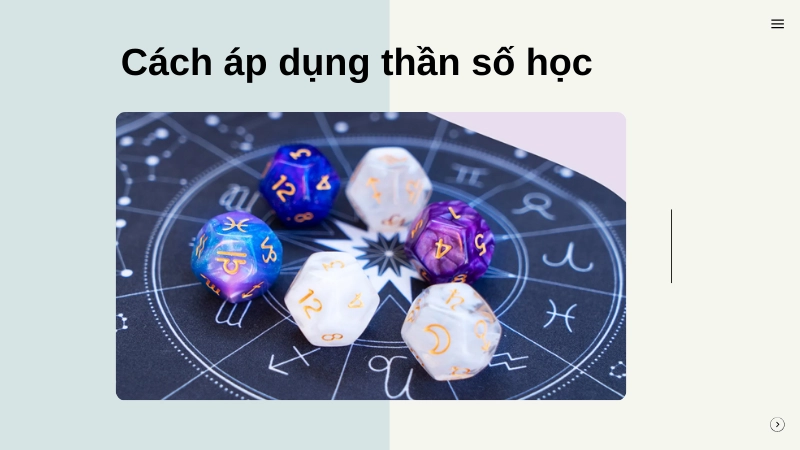 Cách áp dụng thần số học vào đời sống hàng ngày
