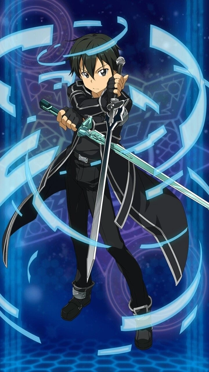 Avatar Kirito ngầu thể hiện khí chất kiếm sĩ.