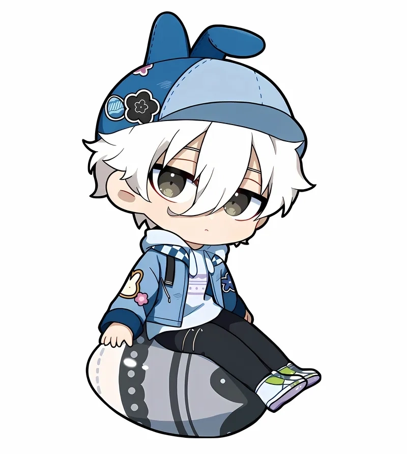 Blue Lock chibi wallpaper phù hợp làm hình nền anime.