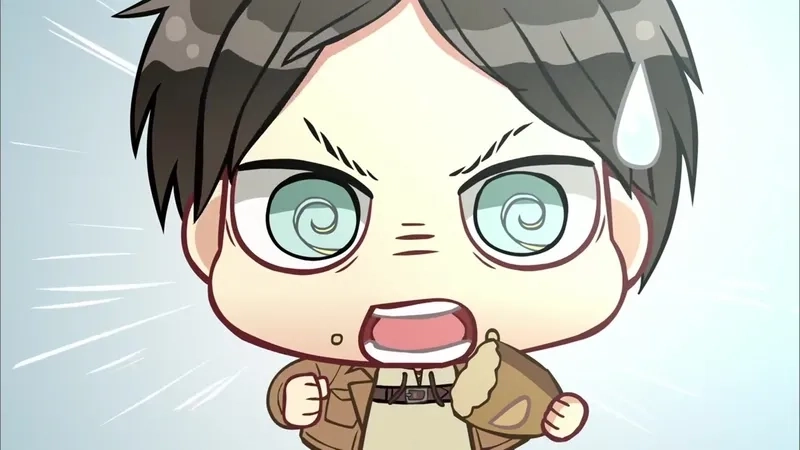 Eren chibi keychain tiện lợi làm móc khóa.