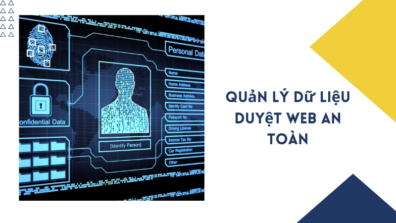Cách quản lý dữ liệu duyệt web để tránh bị theo dõi