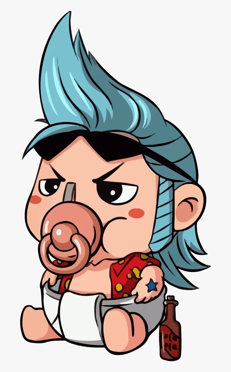 Franky illustration chú trọng chi tiết cơ khí.