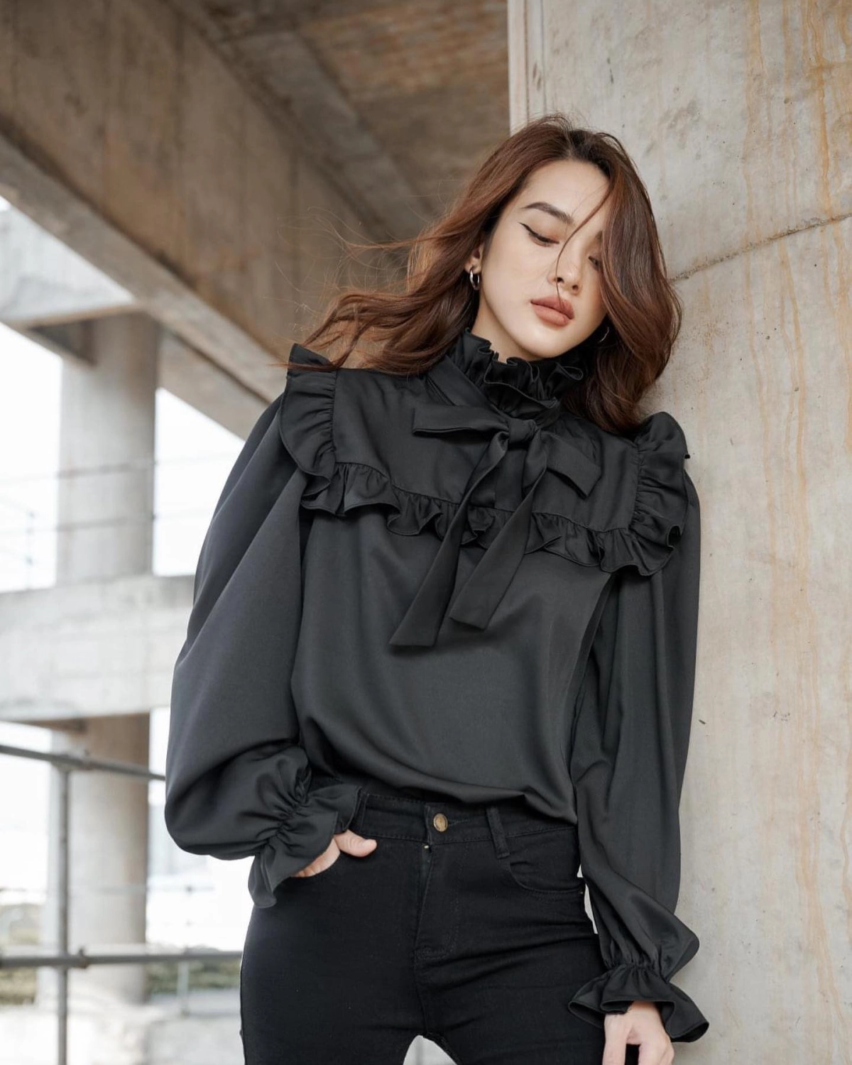 Ảnh gái cute phong cách đời thường rất gần gũi.