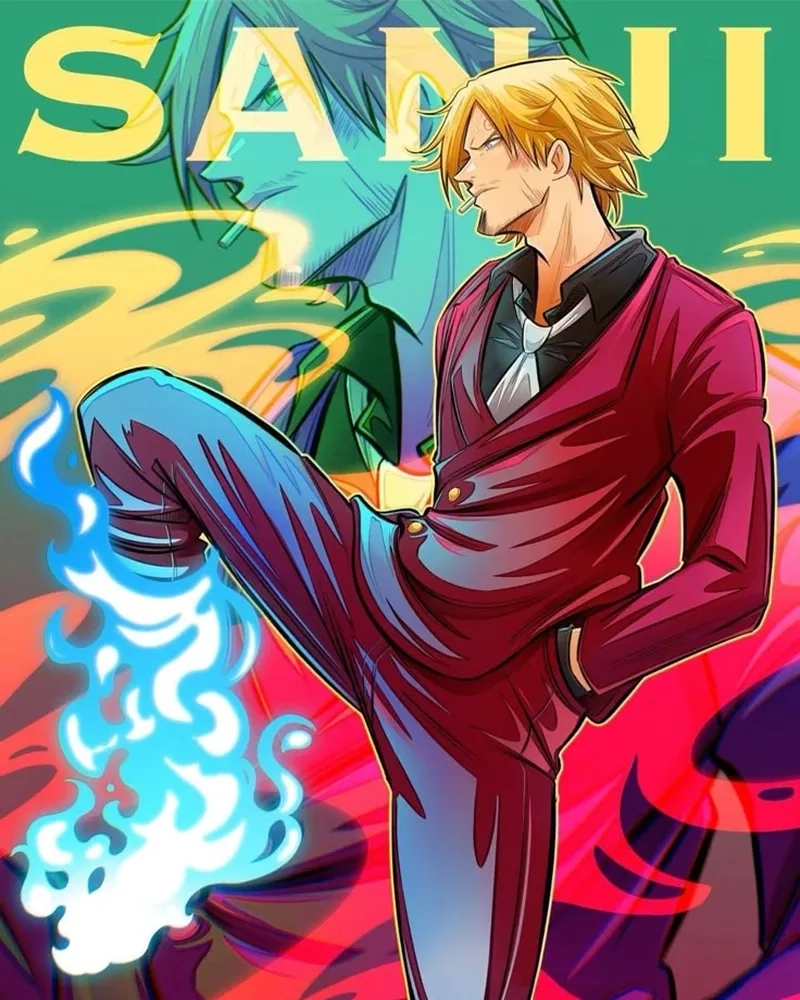 Sanji chibi mang phong cách dễ thương và gần gũi.