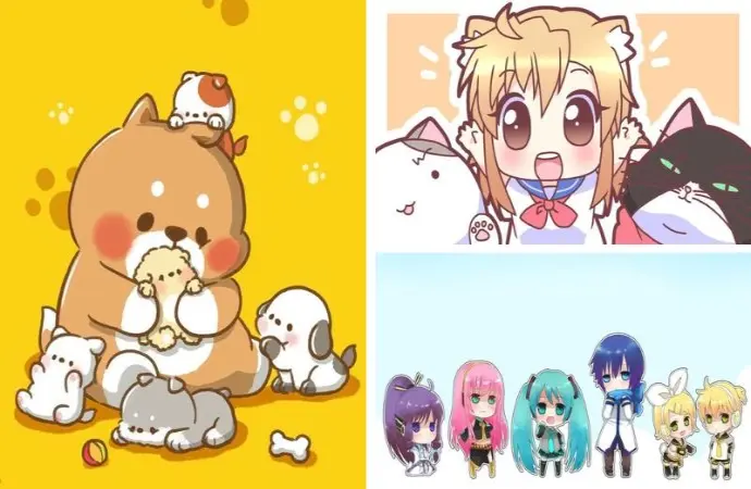 Bộ hình nền chibi siêu dễ thương khiến ai cũng tan chảy