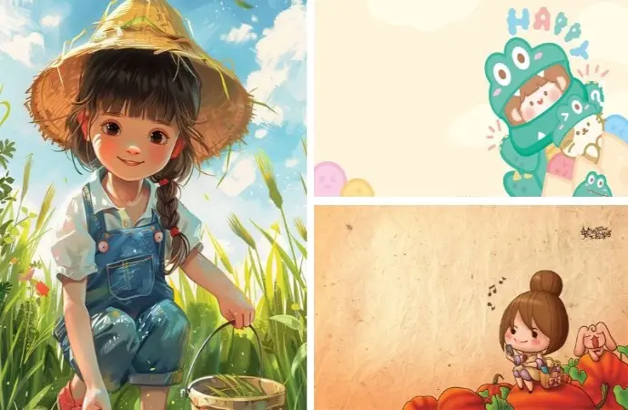 Tuyển tập hình nền chibi cute khiến dân mạng phát cuồng