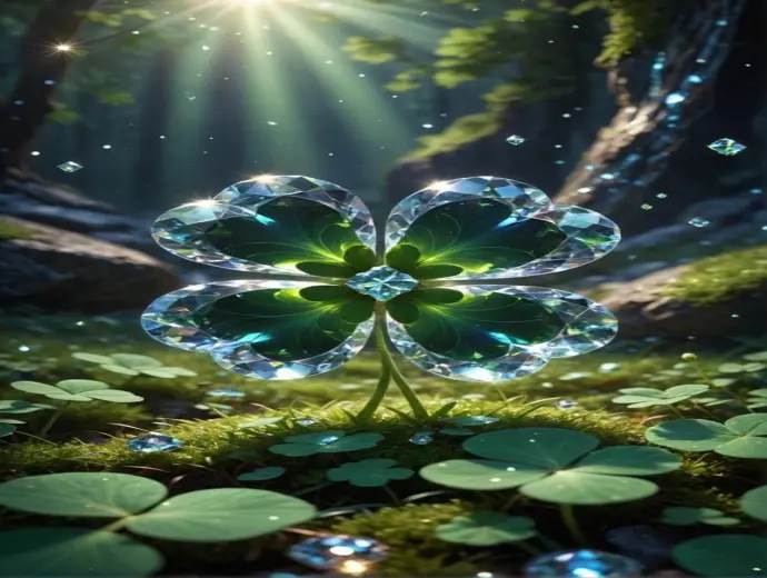 Ảnh avatar cỏ 4 lá độc đáo mang ý nghĩa bình an