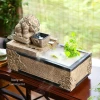 Thác nước phong thủy để bàn: Kiến tạo tài lộc và may mắn cho không gian sống