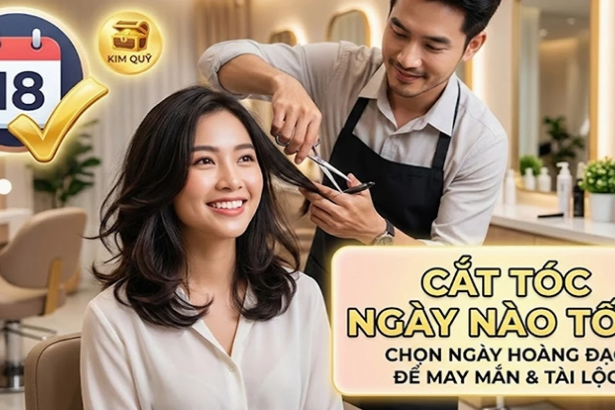 Phong thủy cắt tóc 2026: Chọn ngày lành tháng tốt rước tài lộc