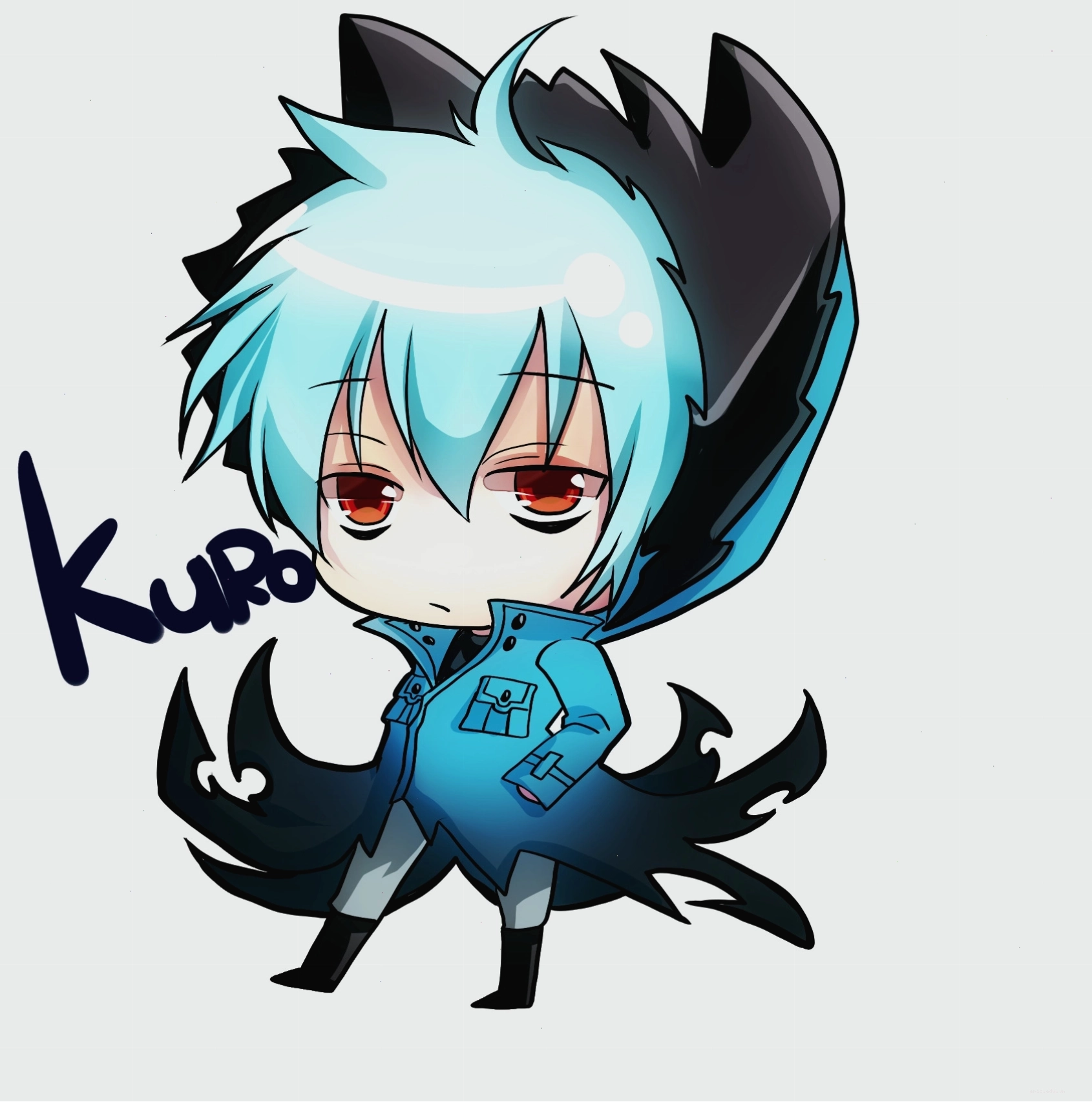 Ảnh anime nam chibi cute làm hình nền điện thoại
