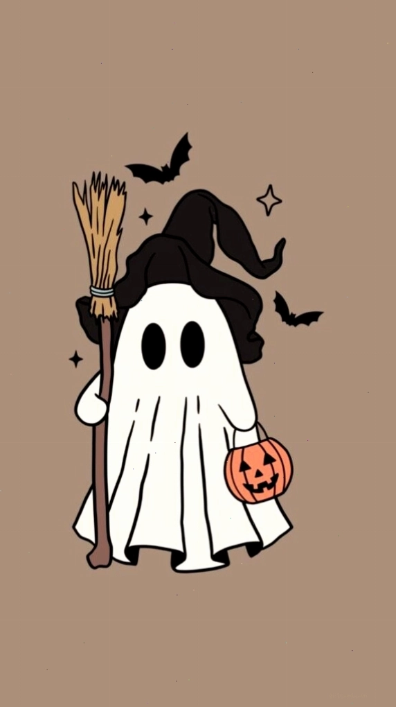 Ảnh avatar bé ma vô tri hóa trang Halloween