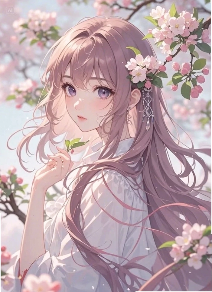 Ảnh đại diện anime nữ theo phong cách hiện đại và thời trang