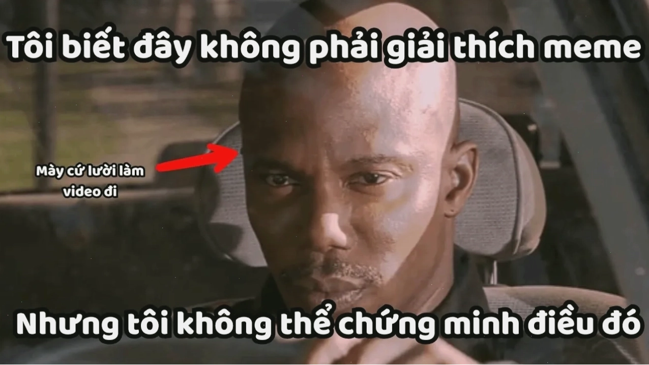 Ảnh meme James Doakes với ánh mắt nghi ngờ