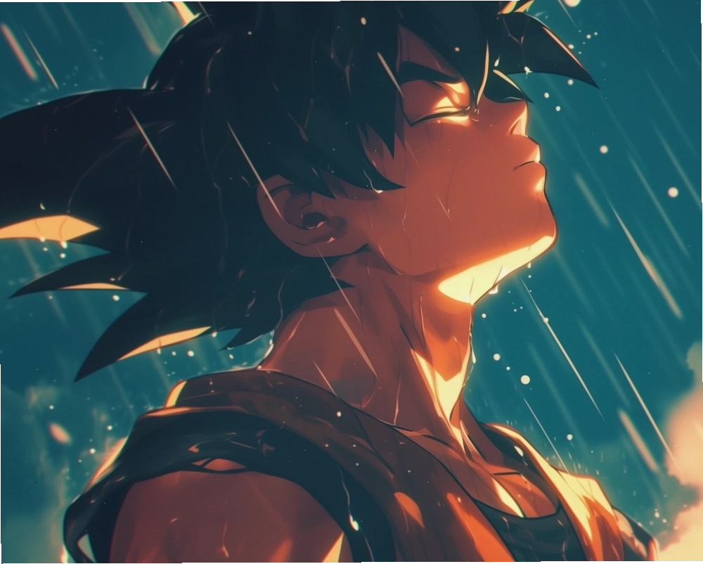 Anime khóc dưới mưa, hình ảnh quen thuộc của nỗi buồn chia ly