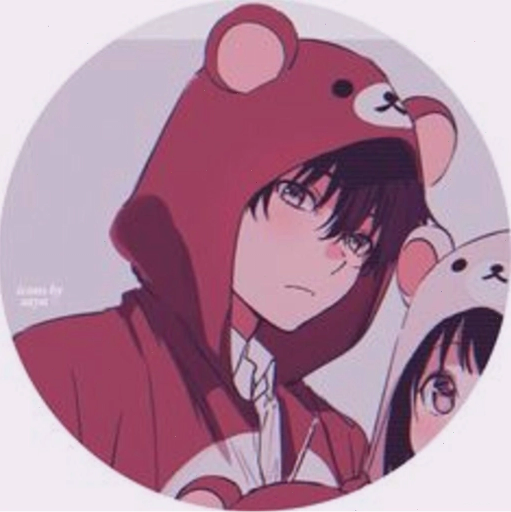 Anime nữ và nam dễ thương làm avatar đôi