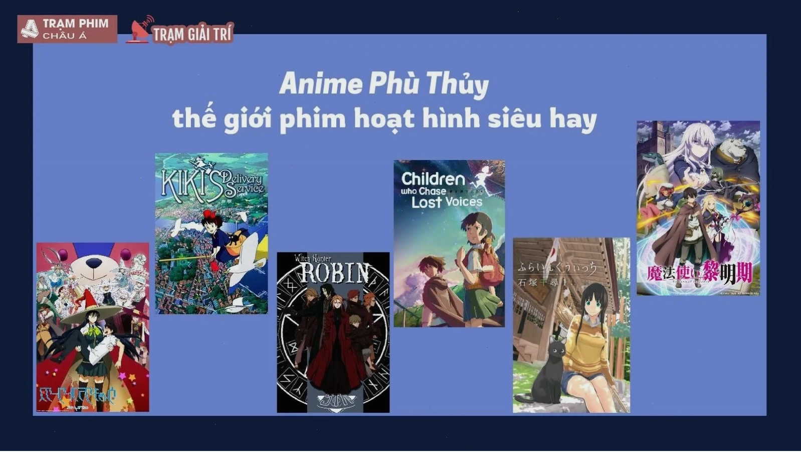 Anime phép thuật với yếu tố tình cảm lãng mạn