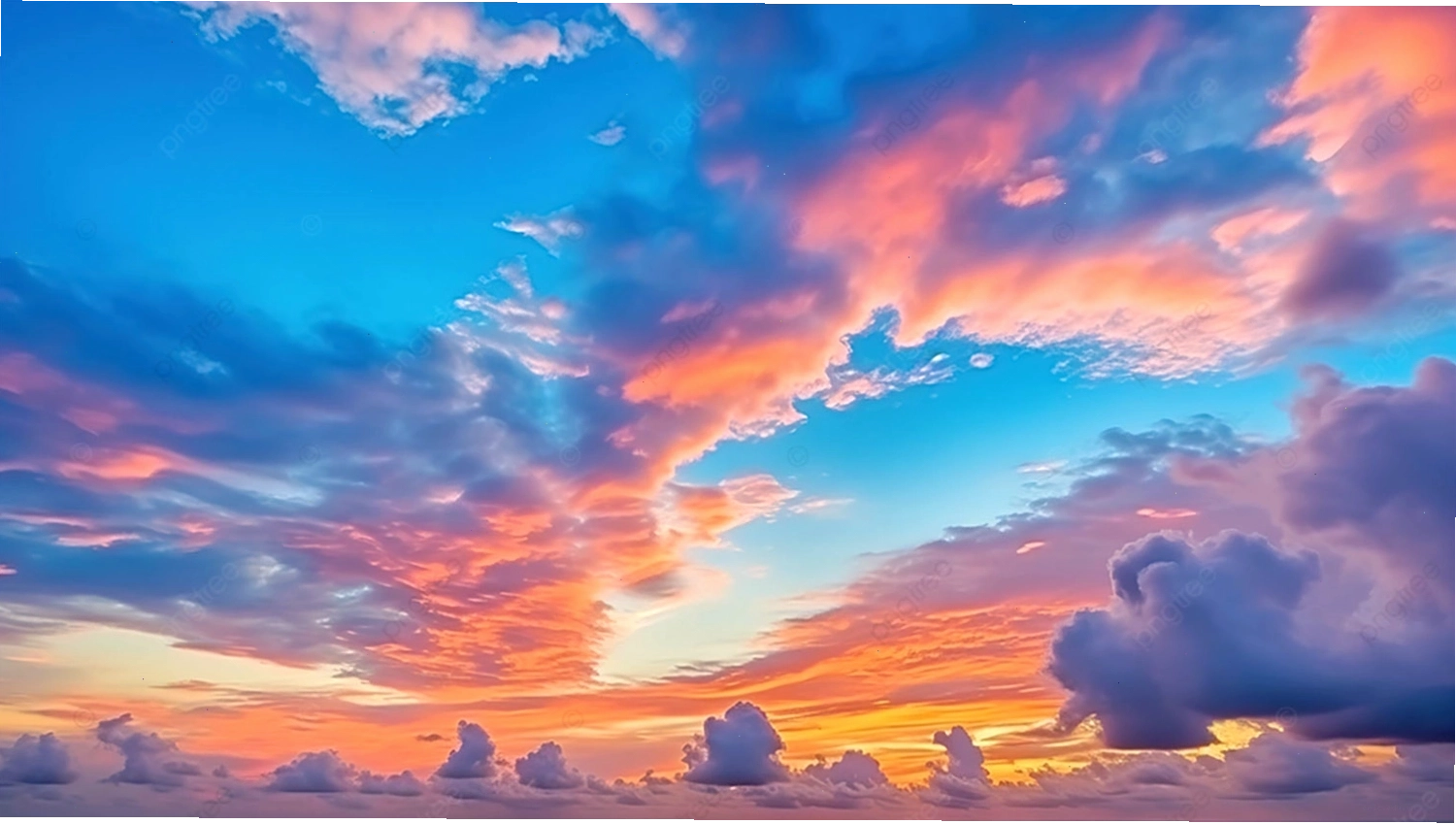 Avatar bầu trời màu hồng pastel nhẹ nhàng và dễ thương